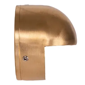 Havit Veko Small 240V Outdoor LED Wall/Step Light - Brass by Havit, a Wall Lighting for sale on Style Sourcebook