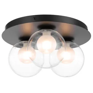 Telbix Mosari Modern 3 Light Ceiling Light - Black by Telbix, a Lighting for sale on Style Sourcebook