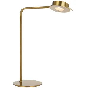 Telbix Tarell Gesture Dimming LED Desk Lamp - Antique Gold by Telbix, a Lamps for sale on Style Sourcebook
