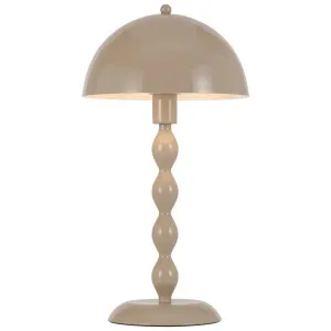 Telbix Estiq Contemporary Sculptural Table Lamp - Taupe by Telbix, a Lamps for sale on Style Sourcebook