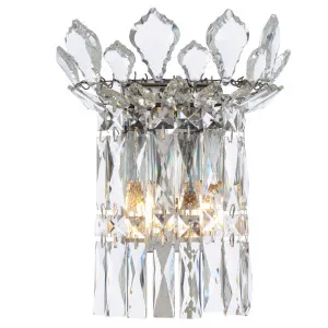 Telbix Virell Modern Luxe Crystal Wall Light - Chrome by Telbix, a Wall Lighting for sale on Style Sourcebook
