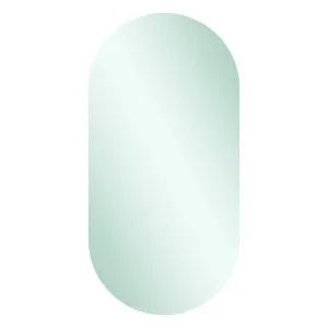 Thermogroup Ablaze 500x1000 Duke Pill Polished Edge Bathroom Mirror with Hangers DP5010HN by Thermogroup, a Mirrors for sale on Style Sourcebook