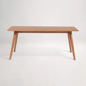 Oskar Dining Table, Walnut Brown, by Lounge Lovers by Lounge Lovers, a Dining Tables for sale on Style Sourcebook