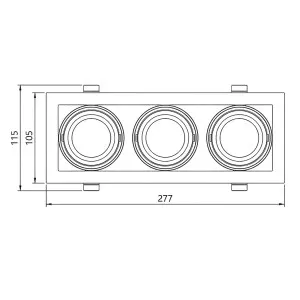 3A 30W Dimmable Recessed LED Downlight - White by 3A, a Lighting for sale on Style Sourcebook
