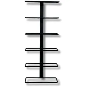 KingsBottle 6 Bottle H-Type Wall Mounted Metal Wine Rack WMRH-06B by KingsBottle, a Refrigerators, Freezers for sale on Style Sourcebook