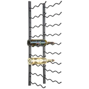 KingsBottle 27 Bottle C-Type Label Display Wall Mounted Metal Wine Rack WMRC-03D27B by KingsBottle, a Refrigerators, Freezers for sale on Style Sourcebook