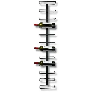 KingsBottle 12 Bottle H-Type Wall Mounted Metal Wine Rack WMRH-12B by KingsBottle, a Refrigerators, Freezers for sale on Style Sourcebook