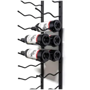 KingsBottle 24 Bottle C-Type Label Display Wall Mounted Metal Wine Rack WMRC-02D24B by KingsBottle, a Refrigerators, Freezers for sale on Style Sourcebook