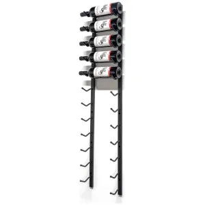 KingsBottle 12 Bottle C-Type Label Display Wall Mounted Metal Wine Rack WMRC-01D12B by KingsBottle, a Refrigerators, Freezers for sale on Style Sourcebook