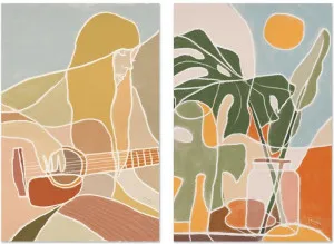 Jonni, Monstera, Set Of 2 by Gioia Wall Art, a Prints for sale on Style Sourcebook