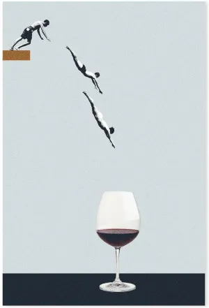 Boozy Dive by Gioia Wall Art, a Prints for sale on Style Sourcebook