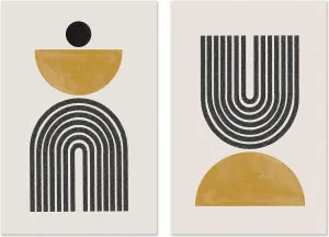 Architectural Minimalism, Style C & D, Set of 2 by Gioia Wall Art, a Prints for sale on Style Sourcebook