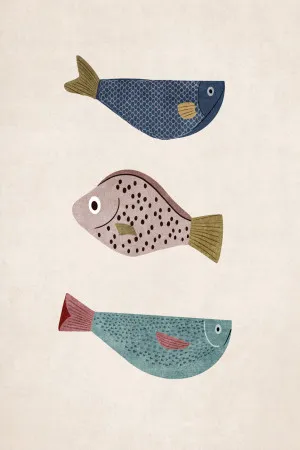 Three Fish, Style B by Gioia Wall Art, a Prints for sale on Style Sourcebook
