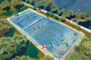 Summer Swim by Gioia Wall Art, a Prints for sale on Style Sourcebook