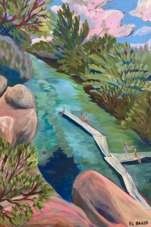 Waterfall Slide by Gioia Wall Art, a Prints for sale on Style Sourcebook