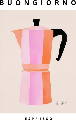Buongiorno  Espresso by Gioia Wall Art, a Prints for sale on Style Sourcebook