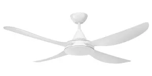 Brilliant Vector III 56" Ezi-Fit AC Ceiling Fan with Wall Control - White by Brilliant, a Ceiling Fans for sale on Style Sourcebook