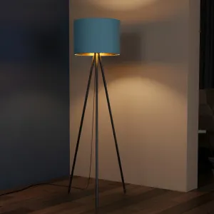 Mercator Alexia Sculptural Floor Lamp - Navy Blue by Mercator, a Lamps for sale on Style Sourcebook