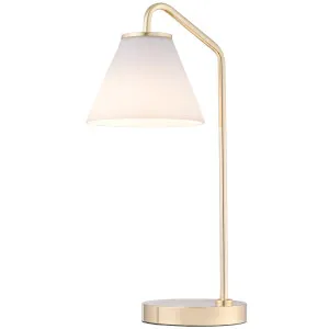 Mercator Clyde Opal Glass Table Lamp - Brass by Mercator, a Lamps for sale on Style Sourcebook