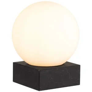 Mercator Elric Decorative Marble Table Lamp - Black by Mercator, a Lamps for sale on Style Sourcebook