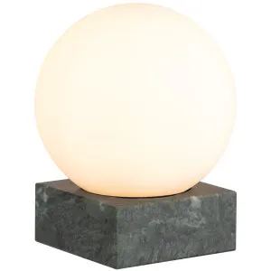 Mercator Elric Decorative Marble Table Lamp - Green by Mercator, a Lamps for sale on Style Sourcebook