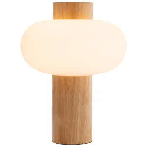 Mercator Saxe Decorative Timber Table Lamp - Natural by Mercator, a Lamps for sale on Style Sourcebook