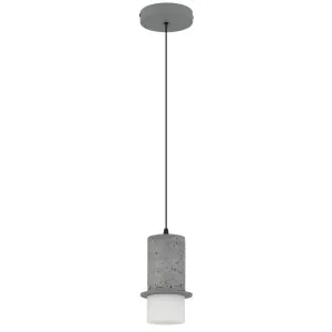 Telbix Kolisa Textured Stone LED Pendant - Grey by Telbix, a Lighting for sale on Style Sourcebook