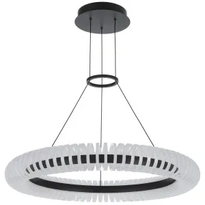 Telbix Romay Sculptural Ring Opal LED Pendant - Large by Telbix, a Lighting for sale on Style Sourcebook