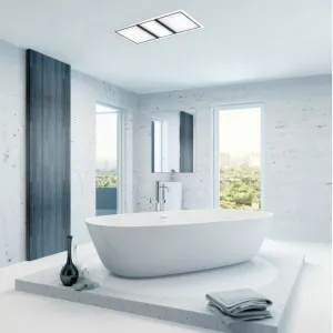 IXL Tastic Luminate Dual Bathroom 3 In 1 Heater Exhaust And LED Light - White by IXL, a Exhaust Fans for sale on Style Sourcebook