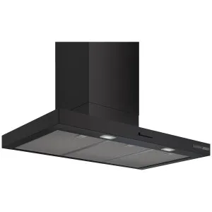 Bosch 90cm Series 4 Canopy Rangehood Matt Black DWB95CC60A by Bosch, a Rangehoods for sale on Style Sourcebook