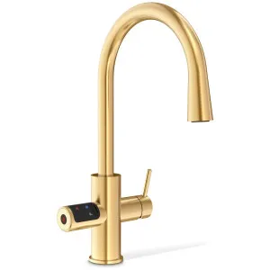 Zip HydroTap G5 Celsius Plus All-In-One Tap - Boiling Chilled and Sparkling Filtered Water with Hot and Ambient - Brushed Gold H5M783Z07AU-91295 by Zip, a Kitchen Taps & Mixers for sale on Style Sourcebook