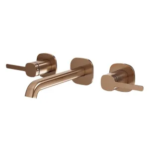 SYMMETRY In-Wall Top Lever Assemblies & 180mm Spout Kit Titanium Bronze by Highgrove Bathrooms, a Bathroom Taps & Mixers for sale on Style Sourcebook