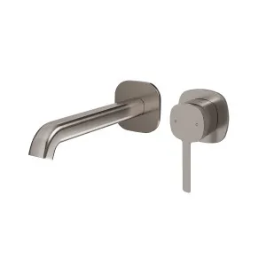 SYMMETRY In Wall Mixer & 180mm Spout Kit with Individual Wall Plate Brushed Nickel by Highgrove Bathrooms, a Bathroom Taps & Mixers for sale on Style Sourcebook