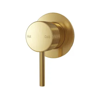 MESH In Wall Mixer Set Brushed Brass by Highgrove Bathrooms, a Bathroom Taps & Mixers for sale on Style Sourcebook