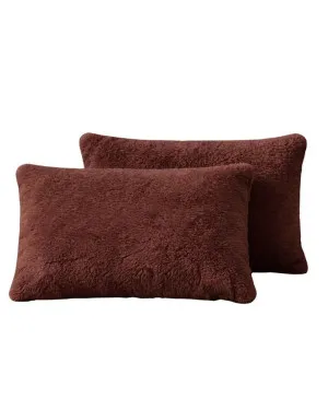 Hot Chocolate Snuggle Fleece Pillowcase Pair by null, a Pillow Cases for sale on Style Sourcebook