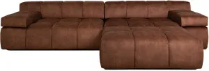 Cobble 2 Piece Sofa with Ottoman | Cognac by Tallira by The Rug Collection, a Sofas for sale on Style Sourcebook