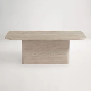 Cava Rectangle Coffee Table, Travertine, by Lounge Lovers by Lounge Lovers, a Coffee Table for sale on Style Sourcebook