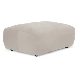 Ravo Slipcover Modular Fabric Ottoman in Light Beige by Luxo Furniture, a Stools for sale on Style Sourcebook