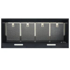 Bertazzoni 113cm Undermount Rangehood with Twin Motor Matte Black BZIRH1130-380-2 by Bertazzoni, a Rangehoods for sale on Style Sourcebook