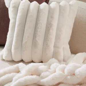 Muse Copenhagen Faux Fur Cushion Ivory by Muse, a Cushions, Decorative Pillows for sale on Style Sourcebook