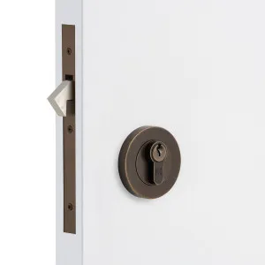 Aged Brass Sliding Door Lock Kit by Manovella, a Door Hardware for sale on Style Sourcebook