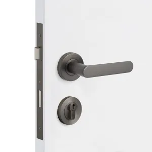 Gunmetal Entrance Door Kit by Manovella, a Door Hardware for sale on Style Sourcebook