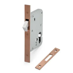 Brushed Bronze Euro Sliding Door Mortice Lock 316SSS (60mm Backset) by Manovella, a Door Hardware for sale on Style Sourcebook