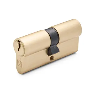 Satin Brass High Security Dual Function 5 Pin Euro Cylinder by Manovella, a Door Hardware for sale on Style Sourcebook