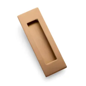 Brushed Bronze Sliding Door Flush Pull 120mm x 40mm by Manovella, a Door Hardware for sale on Style Sourcebook