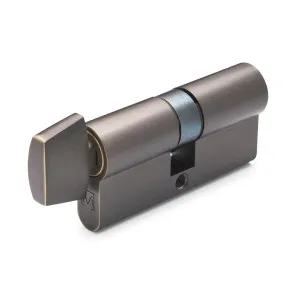 Aged Brass High Security Turn Snib 5 Pin Euro Cylinder by Manovella, a Door Hardware for sale on Style Sourcebook
