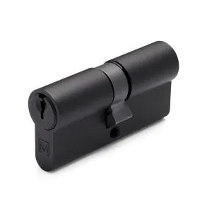 Matt Black High Security Dual Function 5 Pin Euro Cylinder by Manovella, a Door Hardware for sale on Style Sourcebook