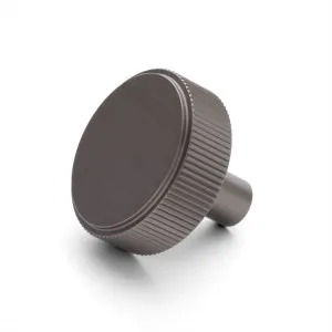 Gunmetal Round Fluted Cabinet Knob - Artemis by Manovella, a Cabinet Hardware for sale on Style Sourcebook