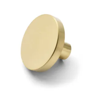 Brushed Brass PVD Round Profile Cabinet Knob - Olivia by Manovella, a Cabinet Hardware for sale on Style Sourcebook