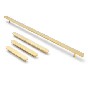 Brushed Brass PVD Oval Profile Cabinet Pull - Imogen by Manovella, a Cabinet Hardware for sale on Style Sourcebook